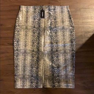 Express Snake Skin Skirt
